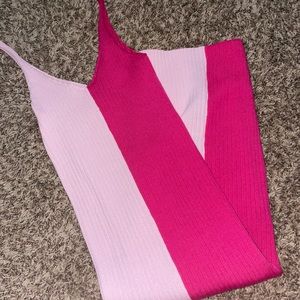 Pink shein dress